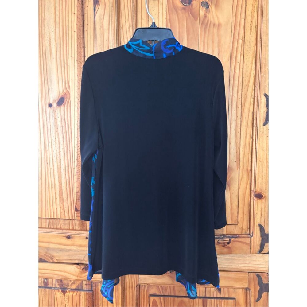 Chico’s Travelers Cardigan With Sheer Front Panels - Picture 4 of 5